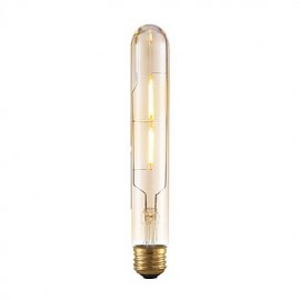 2W E26 LED Filament Bulbs T10L 2 COB 160 lm Amber Dimmable / Decorative AC 110-130 V 4 pcs