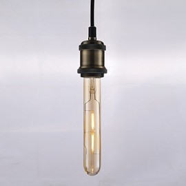2W E26 LED Filament Bulbs T10L 2 COB 160 lm Amber Dimmable / Decorative AC 110-130 V 4 pcs