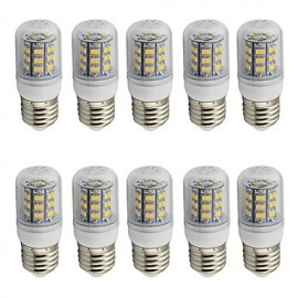 4W LED Lamp 24V/12V AC/DC or 240V/110V 48SMD 2835 Corn Style 280Lm Warm / Cool White (10 Pieces)