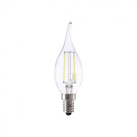 2W E14 LED Filament Bulbs B35L 2 COB 250 lm Warm White / Cool White AC 220-240 V 6 pcs