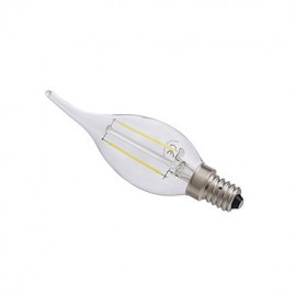 2W E14 LED Filament Bulbs B35L 2 COB 250 lm Warm White / Cool White AC 220-240 V 6 pcs