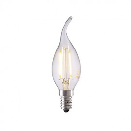 2W E14 LED Filament Bulbs B35L 2 COB 250 lm Warm White / Cool White AC 220-240 V 6 pcs