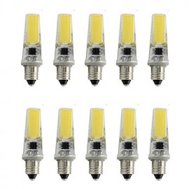 Dimmable E11 Mini Silica Gel Spot Light 2508 COB SMD 350Lm AC220V - 240V Warm White/Cool White (10 Pieces)