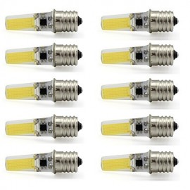 9W Dimmable LED Bulb E17 Silicone Sapphire Cob AC110V 120V 350Lm Warm /Cool White (10 Pieces)