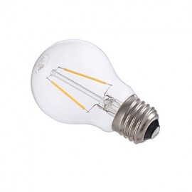 2W E26 LED Filament Bulbs A17 2 COB 200 lm Warm White Dimmable 120V 6 pcs