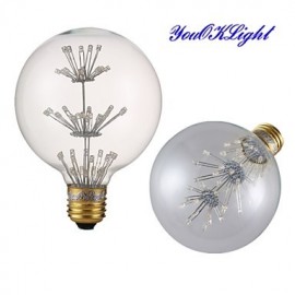 YouOKLight?2PCS E27 G80 3W 47-LED Decorative Bulb Warm White 3000K 130lm (AC220-240V)