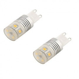 2PCS G9 3W SMD 11*2835 Cool White LED Decorative Lights AC85-265