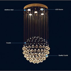 3 Modern/Contemporary / Traditional/Classic / Rustic/Lodge / / Vintage / Country / Island Crystal / LED Electroplated Metal