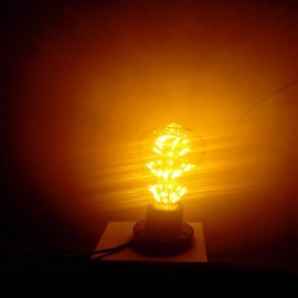 E27 ST64 3W 47-LED Decorative Bulb Warm White 3000K 130lm (AC 220-240V)
