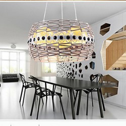 Rattan Art Dining Room lamp LED Pendant lamp Hand Woven