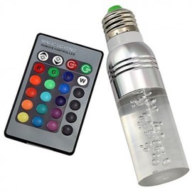 E27 B22 85V-265V 100-200Lm 3W RGB Crystal Spotlight Remote Control Lights 16 Full-color Lights