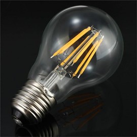 5pcs A60 6W E27 600LM 360 Degree Warm/Cool White Color Edison Filament Light LED Filament Lamp (AC85-265V)