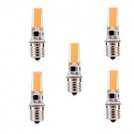5Pcs Dimmable 5W E17 LED Bi-pin Light T 1 COB 400-500 lm Warm White / Cool White AC 110-130 V