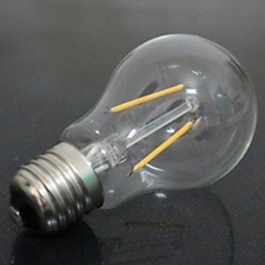Modern LED Bulbs A60 2W E27 250LM 360 Degree Warm/Cool White Color Edison Filament Light LED Filament Lamp Cool White AC85-265V 