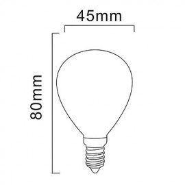 E14 13 W 32 SMD 3020 560 LM Warm White Globe Bulbs AC 220-240 V