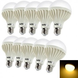 10PCS E27 5W 9*SMD5630 450LM 3000K Warm White Light LED Globe Bulbs (AC220V)