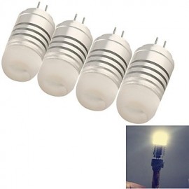 4W G4 LED Corn Lights 8 SMD 3014 120 lm Warm White Decorative DC 12 / AC 12 V 4 pcs