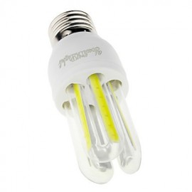 4PCS E27 7W 600lm 6000K 6-COB LED White Light Corn Lamp(AC85-265V)