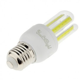 4PCS E27 7W 600lm 6000K 6-COB LED White Light Corn Lamp(AC85-265V)