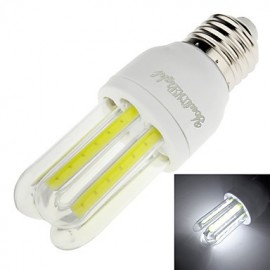 4PCS E27 7W 600lm 6000K 6-COB LED White Light Corn Lamp(AC85-265V)