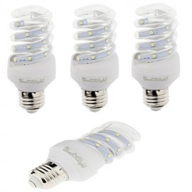 4PCS E27 5W 420lm Warm White/White Light 12 SMD 2835 LED Corn Lamps (AC 220V)