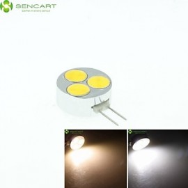 4 x G4 GU4 GZ4 MR11 3W 3xCOB LED 280LM White / Cold White / Warm White LED Spot Lights Light Bulb DC12V