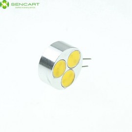 4 x G4 GU4 GZ4 MR11 3W 3xCOB LED 280LM White / Cold White / Warm White LED Spot Lights Light Bulb DC12V