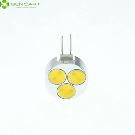 4 x G4 GU4 GZ4 MR11 3W 3xCOB LED 280LM White / Cold White / Warm White LED Spot Lights Light Bulb DC12V