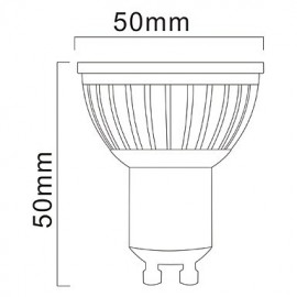 GU10 6 W 50 SMD 3014 450 LM Warm White MR16 Spot Lights AC 220-240 V