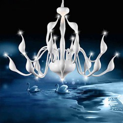 Modern Chandelier Light 18 Lights LED G4 White or Black Finish / Bulb Included/ Living Room / Bedroom