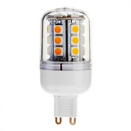 4W G9 LED Corn Lights T 30 SMD 5050 400 lm Warm White Dimmable AC 220-240 V