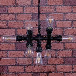 MAX:60W Vintage Bulb Included Painting Metal Chandeliers Living Room / Bedroom / Dining Room / Entry / Hallway