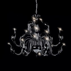 Modern Chandelier Light 18 Lights LED G4 White or Black Finish / Bulb Included/ Living Room / Bedroom