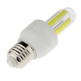 4PCS E27 3W 210lm 6000K 4-COB LED White Light Corn Lamp(AC85-265V)