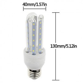 SD 1PCS E27 7W 600lm Warm White/White Light 36 SMD 2835 LED Corn Lamps (AC 85-265V)