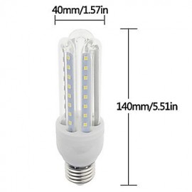 SD 1PCS E27 9W 750lm Warm White/White Light 48 SMD 2835 LED Corn Lamps (AC 85-265V)