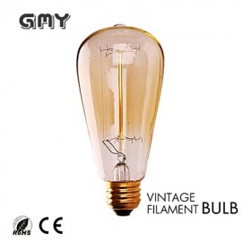GMY 1PC ST64 13Molybdenum wire Vintage bulb 40W E26 Warm White AC120V Decorate bulb