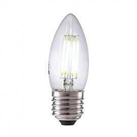 3.5W E27 LED Filament Bulbs B35 4 COB 400/350 lm Warm White / Cool White Dimmable AC 220-240 V 1 pcs