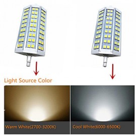 15W R7S Decoration Light T 54LED SMD 5050 1100LM lm Warm White / Cool White Decorative 85-265V 1 pcs