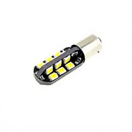 1 pcs BA9S 7W 24X SMD 2835 400-450LM 6500-7500K Cool White Decorative Light DC 12V