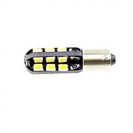 1 pcs BA9S 7W 24X SMD 2835 400-450LM 6500-7500K Cool White Decorative Light DC 12V