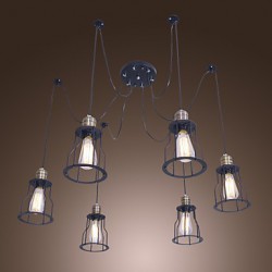 Max 60W Traditional/Classic / Vintage Mini Style Painting Chandeliers Living Room / Bedroom / Dining Room / Kitchen / Entry