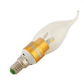 2PCS E14 3W 240lm 3000K 6 x SMD 5730 Warm White LED Candle Lamp - (AC 85-265V)