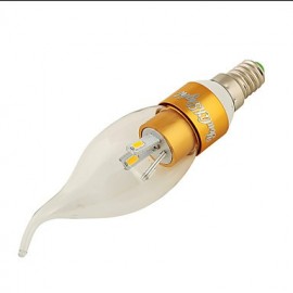2PCS E14 3W 240lm 3000K 6 x SMD 5730 Warm White LED Candle Lamp - (AC 85-265V)