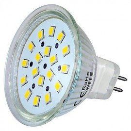 GU5.3(MR16) 3W 18 SMD 2835 260 LM Warm White LED Spotlight DC 12 V