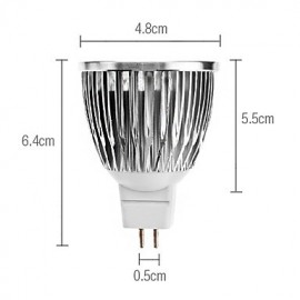 GU5.3(MR16) 6 W 3 High Power LED 370 LM Warm White / Cool White MR16 Spot Lights DC 12 V