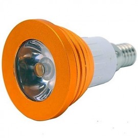 3W E14 LED Spotlight 1 High Power LED 180 lm RGB Remote-Controlled AC 85-265 V