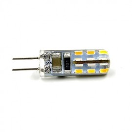 2W G4 LED Bi-pin Lights 24 SMD 3014 90~110 lm Warm White DC 12 V