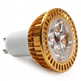 GU10 LED Spotlight MR16 4 High Power LED 360 lm Warm White AC 85-265 V