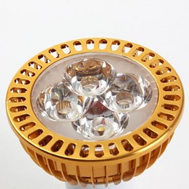 GU10 LED Spotlight MR16 4 High Power LED 360 lm Warm White AC 85-265 V